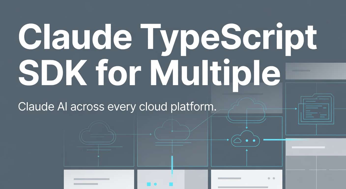 Claude TypeScript SDK for Multiple Cloud Platforms