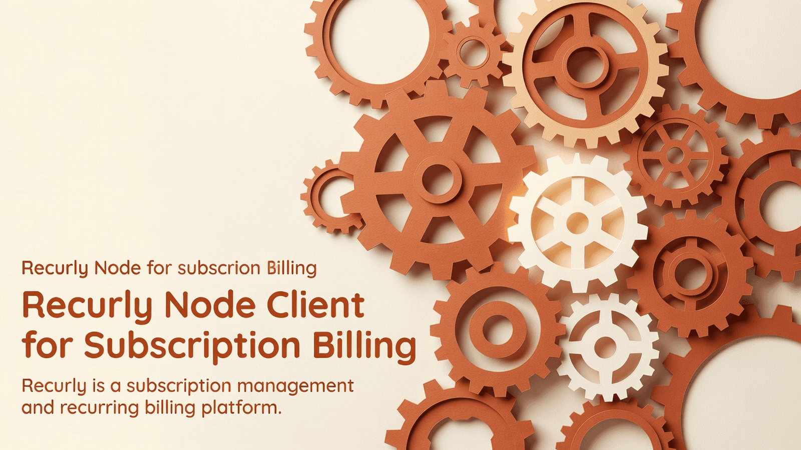 Recurly Node Client for Subscription Billing preview 1