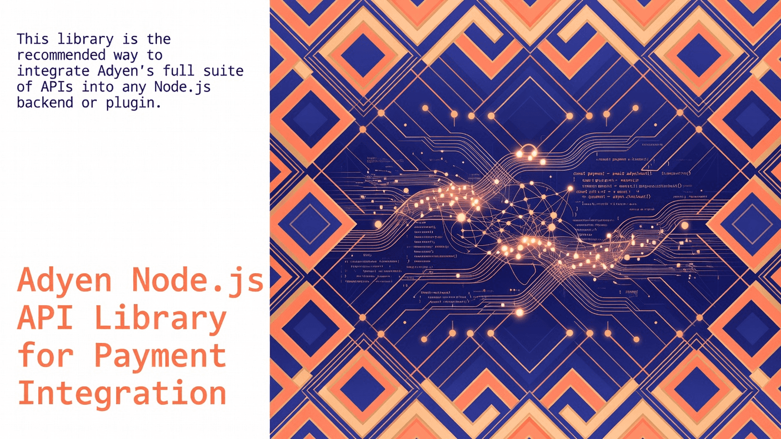 Adyen Node.js API Library for Payment Integration