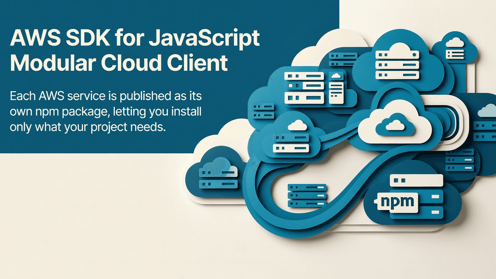 AWS SDK for JavaScript Modular Cloud Client