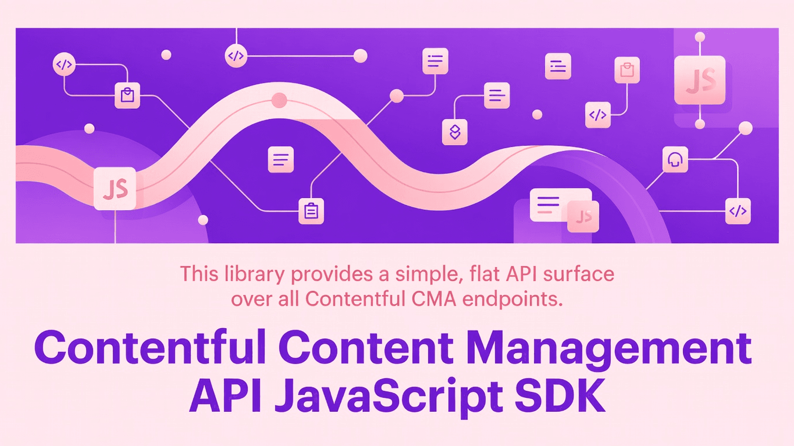 Contentful Content Management API JavaScript SDK preview 1