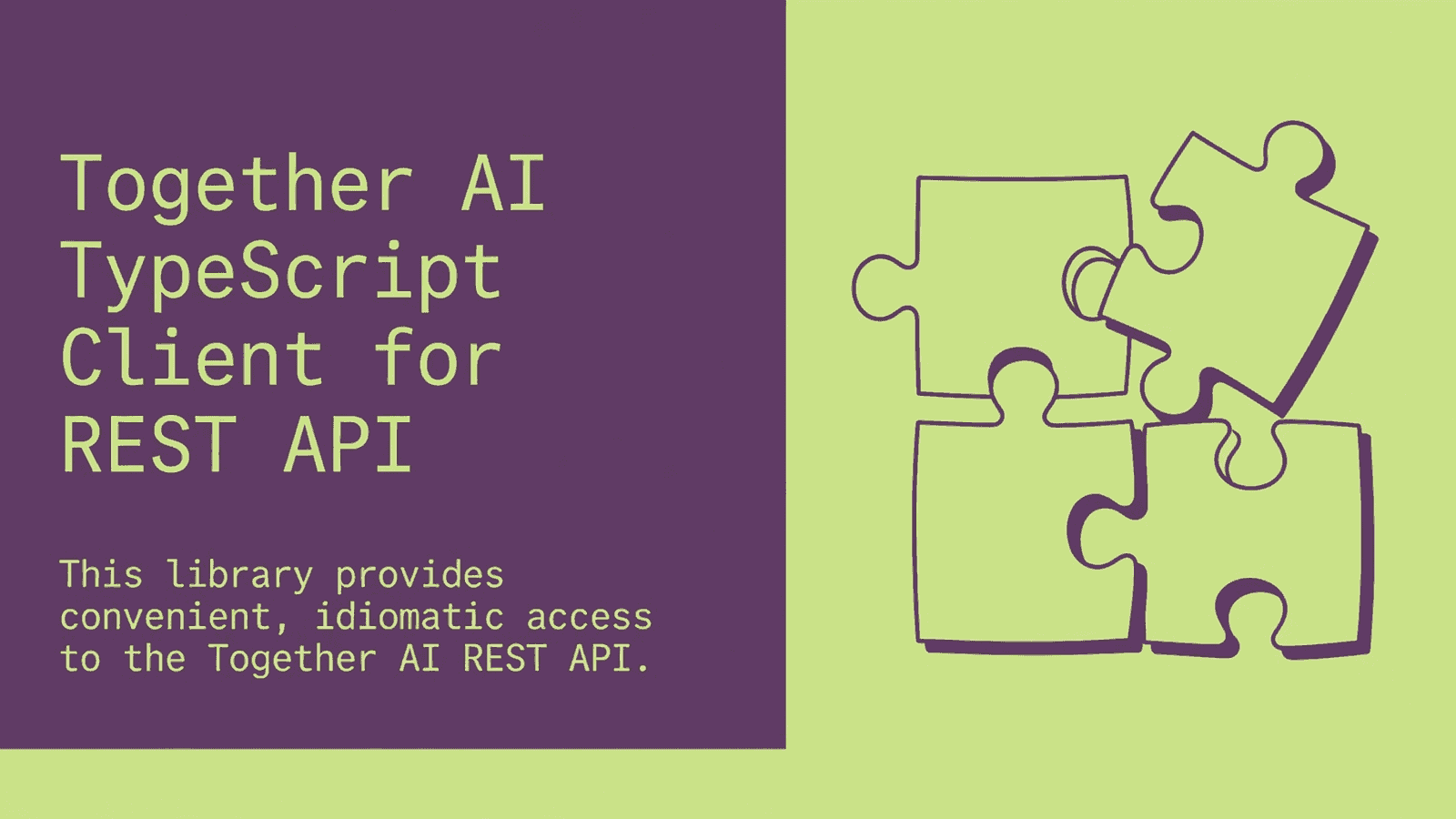 Together AI TypeScript Client for REST API