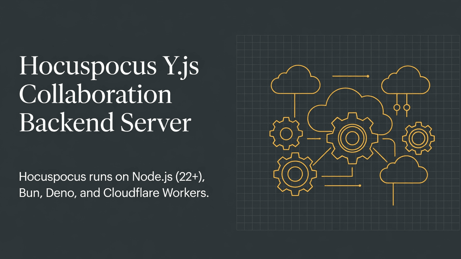 Hocuspocus Y.js Collaboration Backend Server preview 1