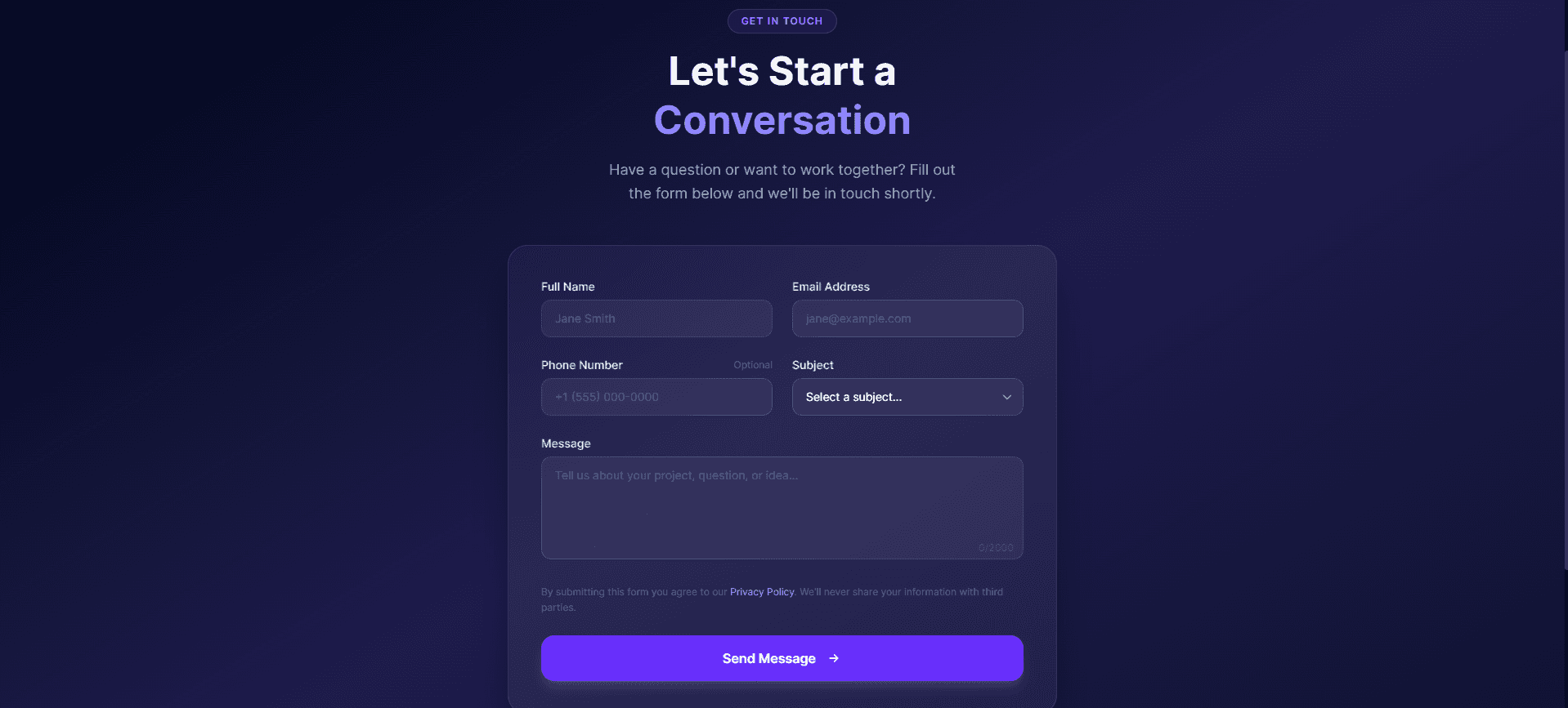 Contact Form