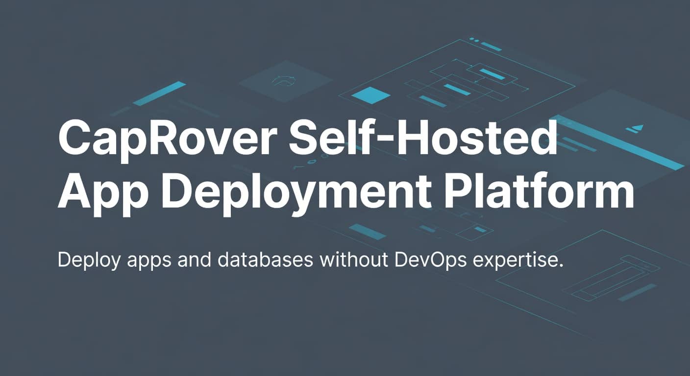 CapRover Self-Hosted App Deployment Platform preview 1